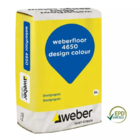 Spalvotos cementinės liejamos grindys galutinei dangai WEBER 4650, 5-15 mm., G20 (šv. pilka), 20 Kg.