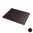 Profiliuota skarda HANBUD T-7 (0,47mm) matinė tams., ruda (RAL8019), 1220 x 2500 mm.