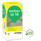 Mašininis, rankinis cementinis - kalkinis tinkas WEBER IP 18 mašin cem. tinkas, 25kg