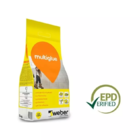 Padidinto elastingumo balti plytelių klijai WEBER MultiGlue, 5 Kg.