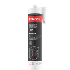 Stiprūs hibridiniai klijai PENOSIL SpeedFix High Tack 707, balti, 290 ml