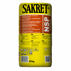 Savaime išsilyginantis mišinys betono grindims SAKRET NSP, 25 Kg.