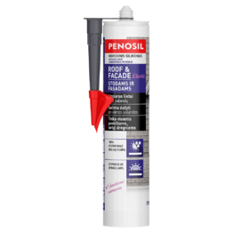 Elastingas stogų ir fasadų hermetikas PENOSIL Roof&Facade Elastic, pilkas, 290 ml