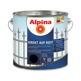 Dažai Alpina juodi RAL9005 750 ml