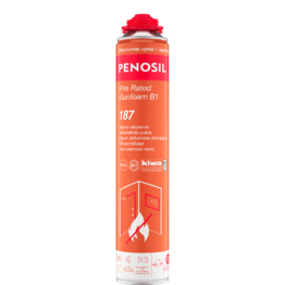 Ugniai atsparios sandarinimo putos PENOSIL Fire Rated Gunfoam B1 187, rožinė, 750 ml