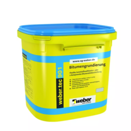 Bituminė emulsija WEBER.TEC 901, pamatų hidroizoliavimui ir gruntavimui, 5 Ltr.