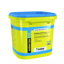 Bituminė, vienkomponentė hidroizoliacija WEBER.TEC 915, 30 Ltr.