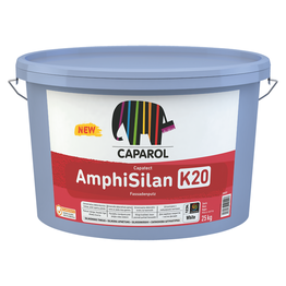 Silikoninis dekoratyvinis tinkas Caparol Capatect AmphiSilan K15 (samanėlė 1,5mm) 25 Kg., balta