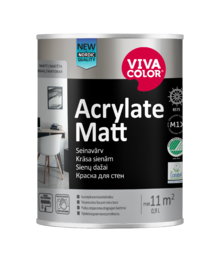 Dilimui atsparūs dažai sienoms VIVACOLOR Acrylate Matt (A bazė) 0,9l