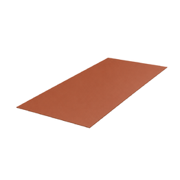 Lygi skarda HANBUD 0.5 mm., 1250 mm., matinė molio raudona, RAL8004