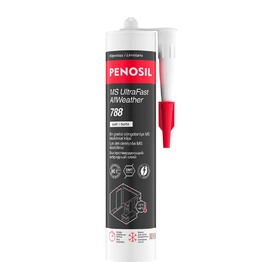 Greitai stingstantys hibridiniai klijai PENOSIL MS UltraFast AllWeather 788, balta, 290 ml