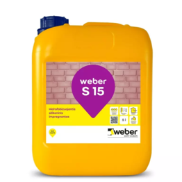 Hidrofobinis silikonas keramikos impregnavimui WEBER S 15, 5 Ltr.