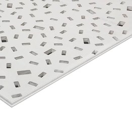 GKP akustinė plokštė Knauf Cleaneo „Sūrio“ 10/16/22R 2000x1200x12.5 mm., (2.24m2) juoda perforacija