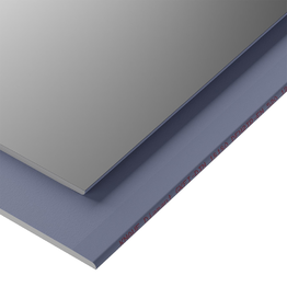 GKFI plokštė su 0,4 mm., skardos sluoksniu KNAUF Diamant Steel 2500x1250x12,9 (3.125m2)