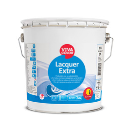 Pusiau blizgus lakas medienai išorės ir vidaus darbams VIVACOLOR Lacquer Extra 2,7l
