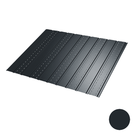 Perforuota, ventiliuojama skarda pakalimams T-7 WIND (0,47mm), tams. pilka, matinė (RAL7016)