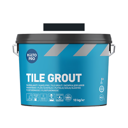  Keramikinių ir klinkerinių plytelių siūlių glaistas (1-6 mm.) KIILTO Pro Tile grout, 50 Graphite black, 10 kg.