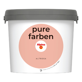 Spalvoti vidaus dažai Alpina Pure Farben Altrosa 2,5 Ltr.