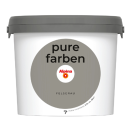 Spalvoti vidaus dažai Alpina Pure Farben Felsgrau 2,5 Ltr.