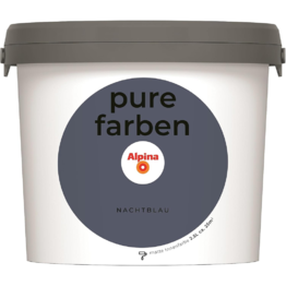 Spalvoti vidaus dažai Alpina Pure Farben Nachtblau 2,5 Ltr.