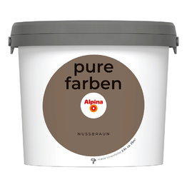 Spalvoti vidaus dažai Alpina Pure Farben Nussbraun 2,5 Ltr.