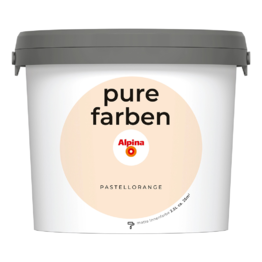 Spalvoti vidaus dažai Alpina Pure Farben Pastellorange 2,5 Ltr.