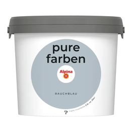 Spalvoti vidaus dažai Alpina Pure Farben Rauchblau 2,5 Ltr.