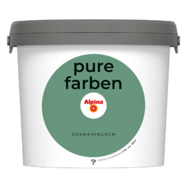 Spalvoti vidaus dažai Alpina Pure Farben Rosmaringrün 2,5 Ltr.