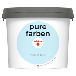 Spalvoti vidaus dažai Alpina Pure Farben Wellenblau 2,5 Ltr.