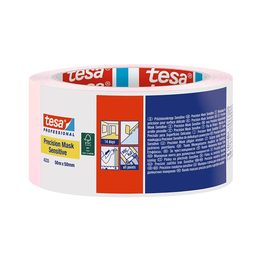 Dažymo juosta jautriems paviršiams TESA Precision Mask Sensitive (4333), vidaus darbams, 50 m x 50 mm., 14 d.