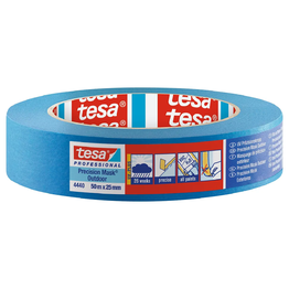 Dažymo juosta Tesa Professional Precision Mask (4440), lauko darbams, 50m x 25 mm., 26sav.