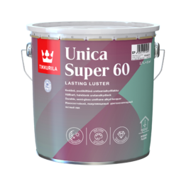 Greitai džiūstantis uretaninis alkidinis lakas Tikkurila Unica Super 60 2.7l