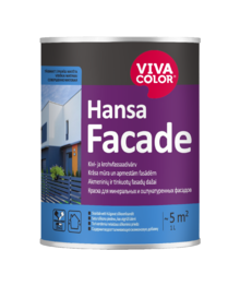 Dažai tinkuotiems ir betoniniams fasadams VIVACOLOR Hansa Facade (LC bazė) 0,9l