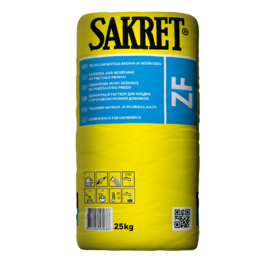 Mūro mišinys darbui žemose temperatūrose ( -10°C), SAKRET ZF, 25 Kg.